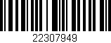 Código de barras (EAN, GTIN, SKU, ISBN): '22307949'