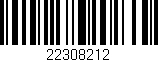 Código de barras (EAN, GTIN, SKU, ISBN): '22308212'