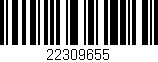 Código de barras (EAN, GTIN, SKU, ISBN): '22309655'