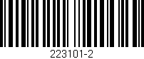 Código de barras (EAN, GTIN, SKU, ISBN): '223101-2'