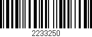 Código de barras (EAN, GTIN, SKU, ISBN): '2233250'