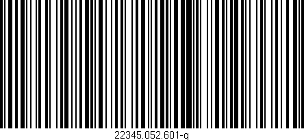 Código de barras (EAN, GTIN, SKU, ISBN): '22345.052.601-g'