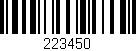 Código de barras (EAN, GTIN, SKU, ISBN): '223450'