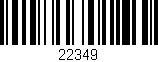 Código de barras (EAN, GTIN, SKU, ISBN): '22349'