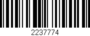 Código de barras (EAN, GTIN, SKU, ISBN): '2237774'