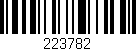 Código de barras (EAN, GTIN, SKU, ISBN): '223782'