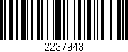 Código de barras (EAN, GTIN, SKU, ISBN): '2237943'