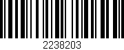 Código de barras (EAN, GTIN, SKU, ISBN): '2238203'