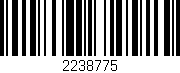 Código de barras (EAN, GTIN, SKU, ISBN): '2238775'