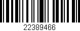 Código de barras (EAN, GTIN, SKU, ISBN): '22389466'