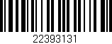 Código de barras (EAN, GTIN, SKU, ISBN): '22393131'