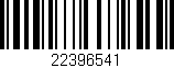 Código de barras (EAN, GTIN, SKU, ISBN): '22396541'