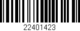 Código de barras (EAN, GTIN, SKU, ISBN): '22401423'