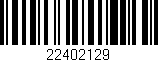 Código de barras (EAN, GTIN, SKU, ISBN): '22402129'