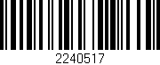 Código de barras (EAN, GTIN, SKU, ISBN): '2240517'