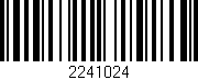 Código de barras (EAN, GTIN, SKU, ISBN): '2241024'
