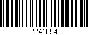 Código de barras (EAN, GTIN, SKU, ISBN): '2241054'