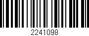 Código de barras (EAN, GTIN, SKU, ISBN): '2241098'