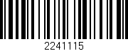 Código de barras (EAN, GTIN, SKU, ISBN): '2241115'