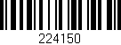 Código de barras (EAN, GTIN, SKU, ISBN): '224150'