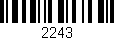 Código de barras (EAN, GTIN, SKU, ISBN): '2243'