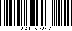 Código de barras (EAN, GTIN, SKU, ISBN): '2243075062797'