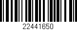 Código de barras (EAN, GTIN, SKU, ISBN): '22441650'