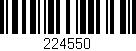 Código de barras (EAN, GTIN, SKU, ISBN): '224550'