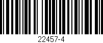 Código de barras (EAN, GTIN, SKU, ISBN): '22457-4'