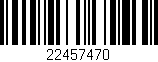Código de barras (EAN, GTIN, SKU, ISBN): '22457470'