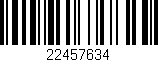 Código de barras (EAN, GTIN, SKU, ISBN): '22457634'