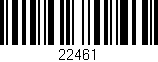 Código de barras (EAN, GTIN, SKU, ISBN): '22461'