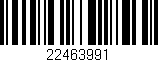 Código de barras (EAN, GTIN, SKU, ISBN): '22463991'