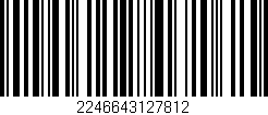 Código de barras (EAN, GTIN, SKU, ISBN): '2246643127812'
