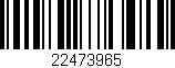 Código de barras (EAN, GTIN, SKU, ISBN): '22473965'