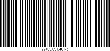 Código de barras (EAN, GTIN, SKU, ISBN): '22483.051.401-p'