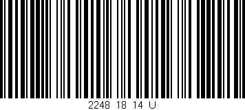 Código de barras (EAN, GTIN, SKU, ISBN): '2248_18_14_U'