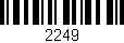 Código de barras (EAN, GTIN, SKU, ISBN): '2249'