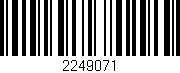 Código de barras (EAN, GTIN, SKU, ISBN): '2249071'