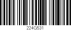 Código de barras (EAN, GTIN, SKU, ISBN): '224G531'