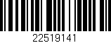 Código de barras (EAN, GTIN, SKU, ISBN): '22519141'