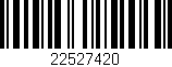 Código de barras (EAN, GTIN, SKU, ISBN): '22527420'