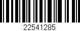 Código de barras (EAN, GTIN, SKU, ISBN): '22541285'