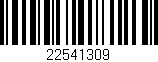 Código de barras (EAN, GTIN, SKU, ISBN): '22541309'