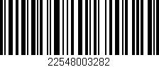 Código de barras (EAN, GTIN, SKU, ISBN): '22548003282'