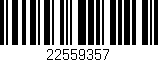 Código de barras (EAN, GTIN, SKU, ISBN): '22559357'