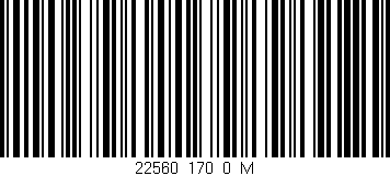 Código de barras (EAN, GTIN, SKU, ISBN): '22560_170_0_M'