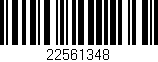 Código de barras (EAN, GTIN, SKU, ISBN): '22561348'