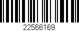 Código de barras (EAN, GTIN, SKU, ISBN): '22566169'