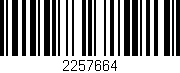 Código de barras (EAN, GTIN, SKU, ISBN): '2257664'